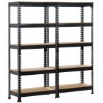 Sturdy 5 Shelf Storage Rack Corner Organization Utility Multipurpose For Home for sale
