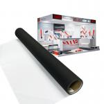 Durable 260gsm Black Back Polyester Fabric for Event Backdrops and Visual Displays
