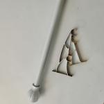 22 Feet Office Decorative Zinc Alloy Steel Pipe Curtain Rods for sale
