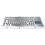 Rugged Stainless Steel Industrial Keyboard With Mouse Touchpad for sale