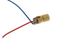 China DC 5V Electronic Components , 650nm Laser Diode Module With Red Copper Head Tube supplier