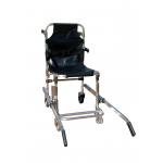 Foldable Thickened Aluminium Alloy Stair Stretcher With PVC Fabric 4 Wheels And 6 Handles for sale