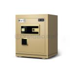 H450mm Gold Office Lock Box Fingerprint Lock+Password+Key