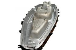 China Customized Silver Rotational Aluminum Mold Kayak Roto Moulding Products supplier