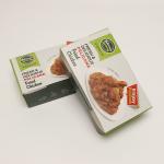 Kraft Disposable Food Packaging Box Snack Varnishing Take Away Container for sale