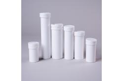 China PP Base Material Multivitamin Vitamin C Private Label Effervescent Tablet Cube Bottle supplier