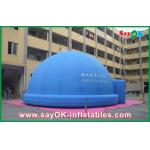 Blue Inflatable Planetarium Astronomy Teaching Tent 3.2M For 360-degree Watching for sale