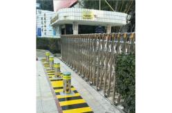 China Retractable Hydraulic Rising Bollards Automatic Access Control Stainless Steel supplier