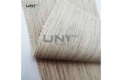 China Elastic Hair Interlining Stiff Interfacing Cloth Chest Canvas For Uniform supplier