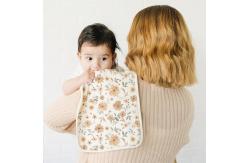 China Large 100% Cotton Muslin Burp Cloths Comfortable For Newborns supplier