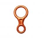 Aviation Aluminum Climbing Carabiner Slow Eight Character Descender Rings for sale