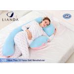 U Shape Maternity Body Pillow , Memory Foam Pregnancy Pillow Polyester / Cotton Fabric for sale