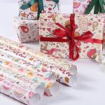 Customizable Gift Wrap Paper Roll Recyclable And Eco Friendly Packaging Solution for sale