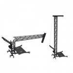Portable Audio Line Array Lift Tower Square Triangle Aluminum Alloy Truss Speaker Tower for sale