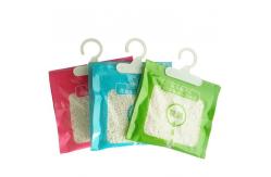 China Moisture Absorber k Packaging Bag , 16*29cm Home Hanging Dehumidifier Bag supplier