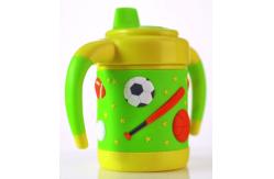 China OEM 6oz 160ml Baby Weighted Straw Cup Soft TPE Spout supplier