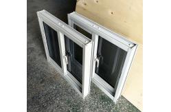 China Double Glazed 3 Track Aluminum Sliding Glass Windows With Push Up Down Lock supplier