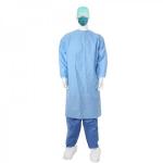 Waterproof antistatic Disposable Surgical Coat 18-60gsm Disposable Ot Gown for sale