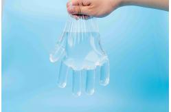 China Non Toxic Disposable Transparent LDPE / HDPE Gloves Odorless For Food Preparation supplier