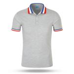 Classic Polo Button Up T Shirt Short Sleeve Collar T Shirt Polo SGS for sale