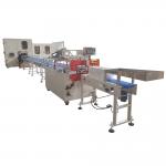 10/12 Rolls Package Small Toilet Tissue Paper Roll Making Machine Production Line With Log Saw Cutter for sale