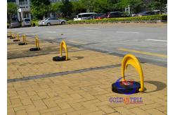 China Automatic Parking Space Locking Device 30M Remote Control Re-chargerbale supplier