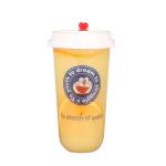 360ml Cold Drink Cup With Lid U Shape Plastic Disposable Cups