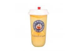 China 360ml Cold Drink Cup With Lid U Shape Plastic Disposable Cups supplier