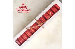China 6in1 23cm Length Macaron Window Box Empty Valentines Chocolate Box supplier