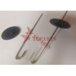Stainless Steel J Hooks & Speed Clips For Fixing Solar Panel Guard Mesh for sale