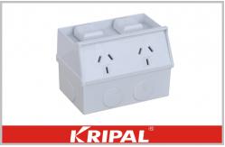 China IP53 3 Pin Outlet Weatherproof Switch Socket Flush Mount for Power Supply supplier
