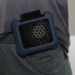 Portable Belt Hanging Fan silent wind Neck Band Waist USB Mini Ventilador for sale