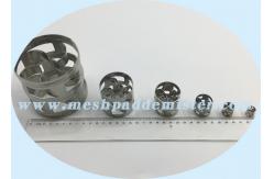China 3 / 8 Inch Tiny Stainless Steel Pall Ring Packing 10 Mm Height supplier