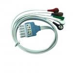 5 Lead Snap Disposable ECG Cables And Leadwires HP M1968a AHA Standard for sale