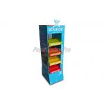 Bouncing Ball Toys Custom Cardboard Floor Displays With 4 Slant Tiers for sale