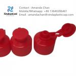 Food Grade Plastic Dispensing Caps With Silicone Valve For Ketchup Inverted Squeeze Bottle for sale