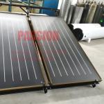 Aluminum Alloy Frame Flat Plate Solar Collector 300L Black Chrome Solar Water Heater for sale