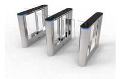 China DC Brushless Swing Turnstile Gate 600mm Passage SS304 Rust Proof supplier