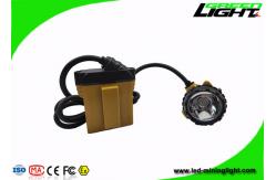 China 25000lux LED Mining Light 10.4Ah Cap Lamp For Harshest Environments Mining supplier