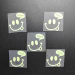 Clothes Hot Press Glow In The Dark Stickers Customizable