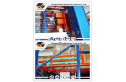 China Metal Push Back Industrial Racking Systems ISO9001 supplier