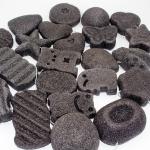 GMPC Exfoliating Charcoal Konjac Sponge Delicate Skin Bacteriostat Konnyaku Sponge for sale