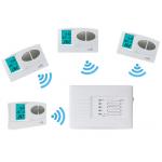 Riseem ODM RF Wireless Multi Zone Radiant Electronic Programmable Heating Room Thermostat for sale