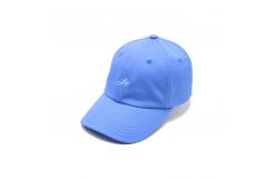 China Customized 6 Panel Baseball Cap With Unstructured Design And Cotton Sweatband Embroidery Logo supplier