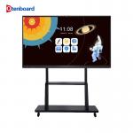 Qtenboard 75 Inch Electronic Interactive Smart Board Whiteboard Education 86 Inch for sale