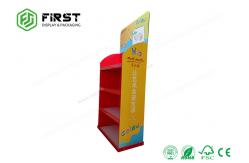China Four Layers Damp Proof Cardboard Retail Display Stands For Advertising supplier