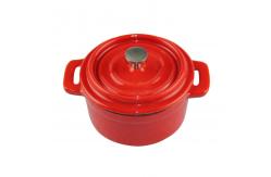 China Cast Iron Mini Round Casserole 10cm supplier