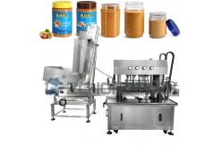 China Fully Automatic Eight Wheel Rubbing Machine Plastic Screw Cap Filling Machine supplier
