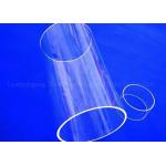 Precise Dimension Glass Fused Quartz Tube Transparant 100-400 OD Uv Protection Silica for sale