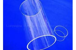 China Custom Diameter Semiconductor Quartz Testing Tubing Transparent And Opaque Polished supplier